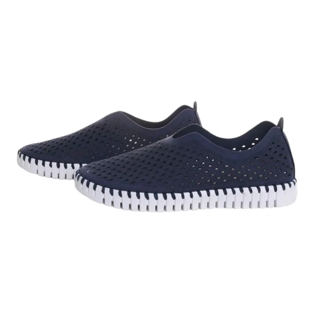 Ilse Jacobsen Perforated Slip Ons